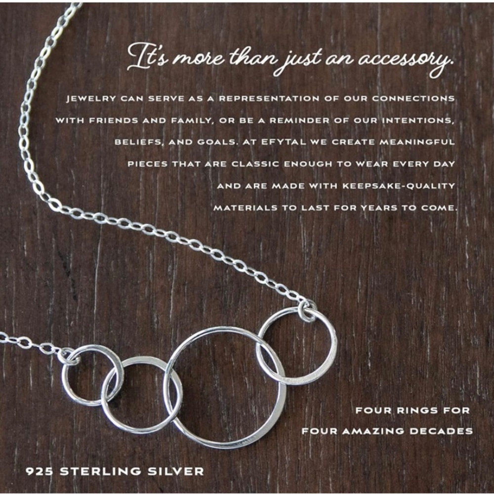Efytal “40th Birthday” necklace